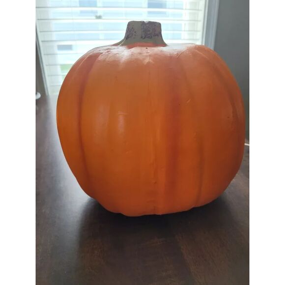 Light Up Kmart Vintage Jack-O-Lantern Hard Foam Material Tested/Works-8"x9" - Picture 4 of 8